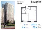 1-к квартира, 37 м², 9/10 эт.