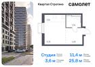 1-к квартира, 25 м², 15/24 эт.