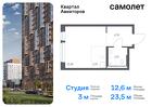 1-к квартира, 23 м², 14/17 эт.