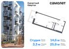 1-к квартира, 25 м², 5/8 эт.