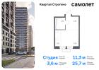 1-к квартира, 25 м², 4/24 эт.