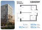 1-к квартира, 33 м², 2/8 эт.