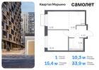 1-к квартира, 33 м², 17/17 эт.