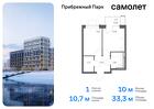 1-к квартира, 33 м², 11/12 эт.