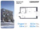 1-к квартира, 22 м², 7/9 эт.