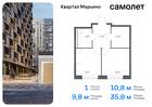 1-к квартира, 35 м², 17/17 эт.