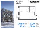 1-к квартира, 24 м², 4/9 эт.