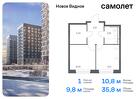 1-к квартира, 35 м², 2/10 эт.