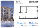 1-к квартира, 21 м², 3/24 эт.