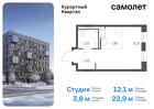 1-к квартира, 22 м², 4/9 эт.