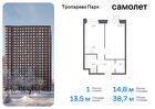 1-к квартира, 38 м², 2/16 эт.