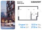 1-к квартира, 27 м², 22/24 эт.