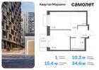 1-к квартира, 34 м², 3/17 эт.