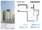 1-к квартира, 36 м², 3/15 эт.