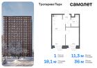 1-к квартира, 36 м², 7/16 эт.