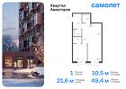 1-к квартира, 49 м², 15/17 эт.