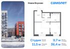 1-к квартира, 36 м², 1/5 эт.