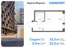 1-к квартира, 22 м², 2/17 эт.