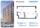 1-к квартира, 22 м², 17/17 эт.