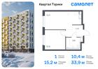 1-к квартира, 33 м², 5/13 эт.