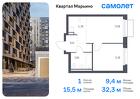 1-к квартира, 32 м², 3/17 эт.