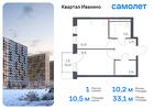 1-к квартира, 33 м², 16/17 эт.