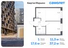 1-к квартира, 37 м², 15/17 эт.