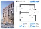 1-к квартира, 35 м², 6/7 эт.