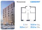 1-к квартира, 35 м², 15/16 эт.