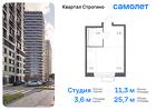 1-к квартира, 25 м², 2/24 эт.