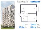 1-к квартира, 38 м², 17/17 эт.