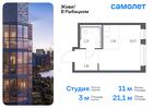 1-к квартира, 21 м², 22/24 эт.