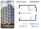 1-к квартира, 32 м², 5/13 эт.