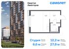 1-к квартира, 27 м², 22/24 эт.