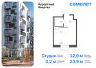 1-к квартира, 24 м², 4/8 эт.