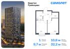 1-к квартира, 32 м², 8/18 эт.