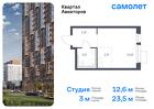 1-к квартира, 23 м², 3/17 эт.