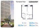 1-к квартира, 38 м², 2/23 эт.