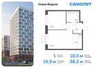 1-к квартира, 38 м², 2/12 эт.