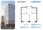 1-к квартира, 35 м², 2/10 эт.