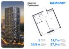 1-к квартира, 37 м², 18/24 эт.