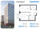 1-к квартира, 33 м², 7/17 эт.