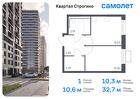 1-к квартира, 32 м², 5/24 эт.