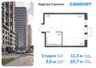 1-к квартира, 25 м², 19/24 эт.