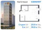 1-к квартира, 36 м², 10/31 эт.