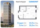 1-к квартира, 31 м², 17/24 эт.