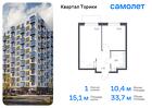 1-к квартира, 33 м², 11/13 эт.