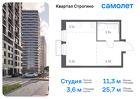 1-к квартира, 25 м², 4/24 эт.