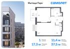 1-к квартира, 37 м², 5/17 эт.