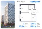 1-к квартира, 38 м², 10/17 эт.